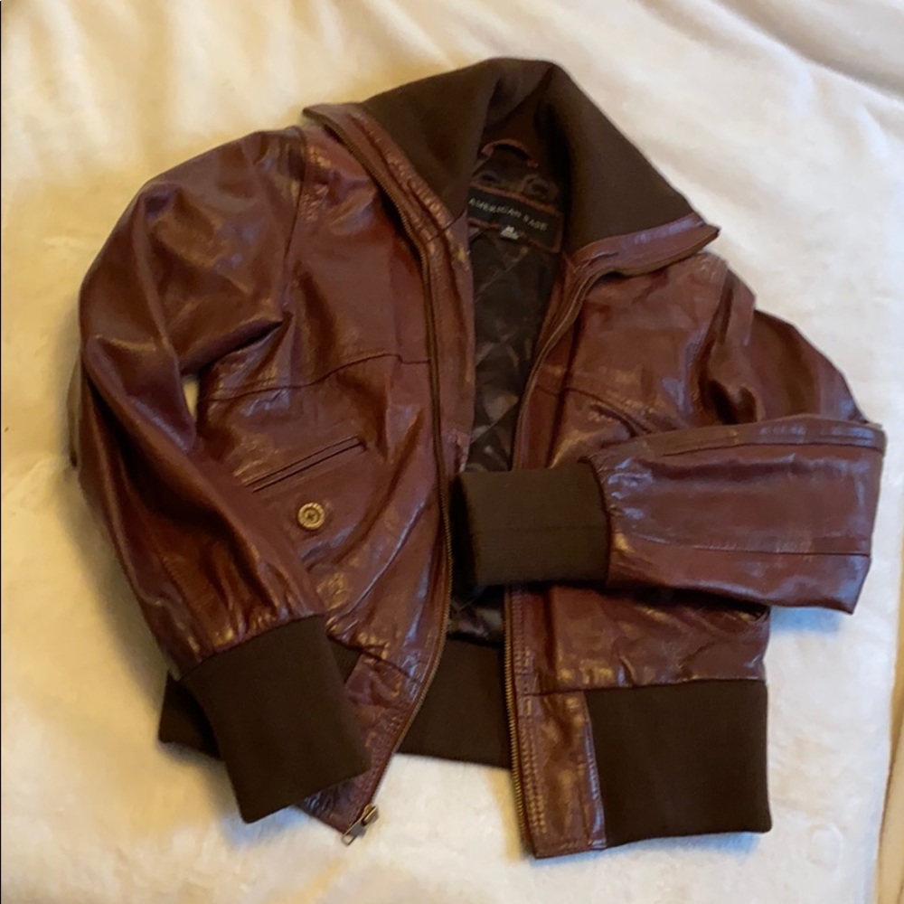 Leather jacket